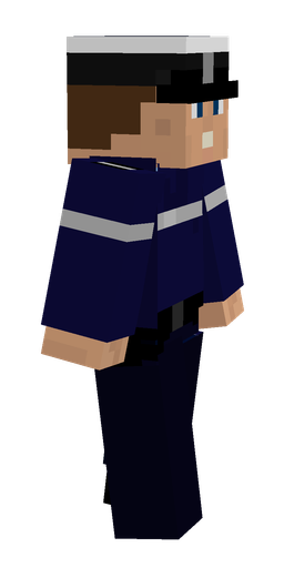 Black skin: body, right side render