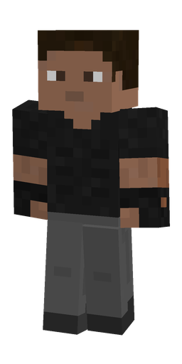 Black skin: body, front render