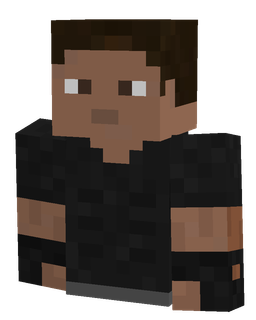 Black skin: bust render