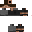 Black skin: raw texture render