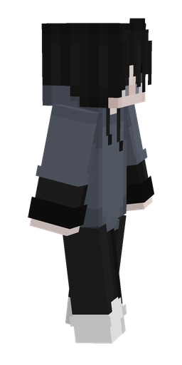 Black skin: body, right side render