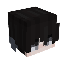 Black skin: head render