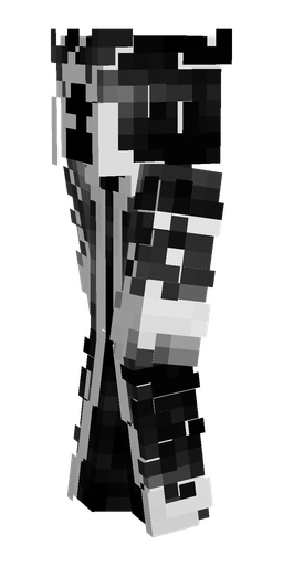 Black skin: body, left side render