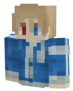 Blue skin: bust render