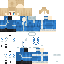 Blue skin: raw texture render