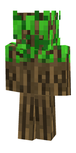 Brown skin: body, back render