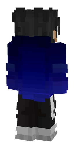 Black skin: body, back render