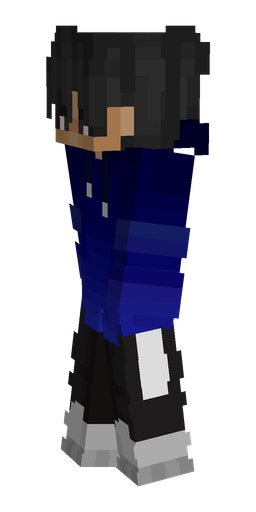 Black skin: body, left side render