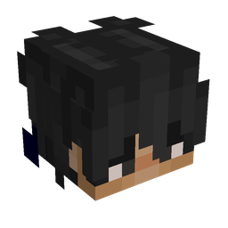 Black skin: head render