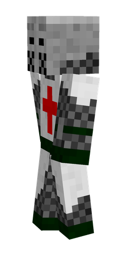 Black skin: body, left side render