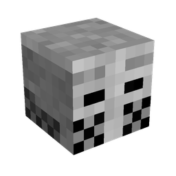 Black skin: head render