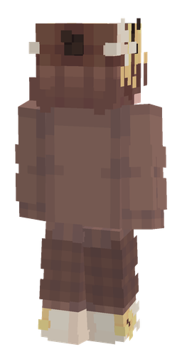 Orange skin: body, back render