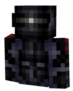 Black skin: bust render