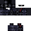Black skin: raw texture render