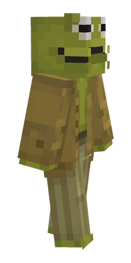 Brown skin: body, right side render