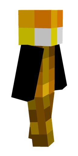 Brown skin: body, right side render