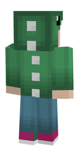 Blue skin: body, back render