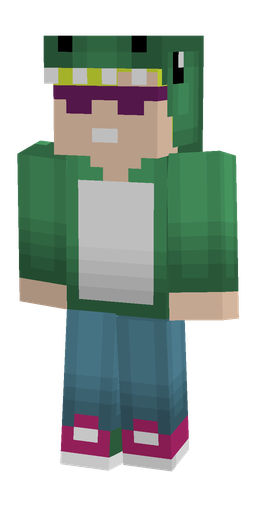 Blue skin: body, front render
