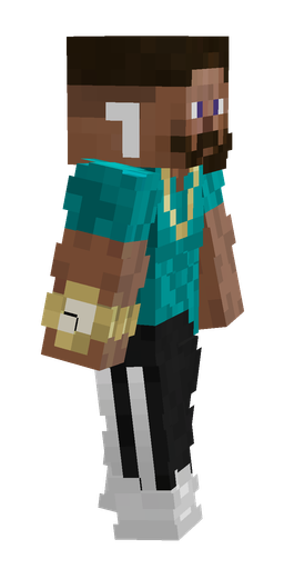 Black skin: body, right side render