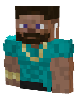 Black skin: bust render