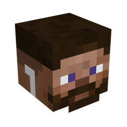 Black skin: head render