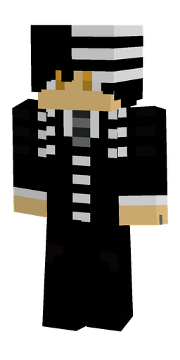Black skin: body, front render