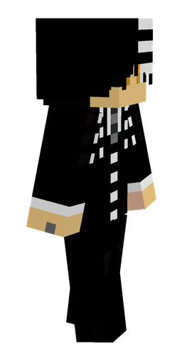Black skin: body, right side render