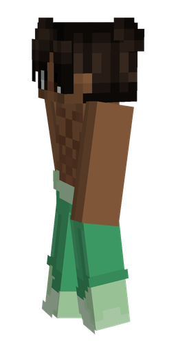 Black skin: body, left side render