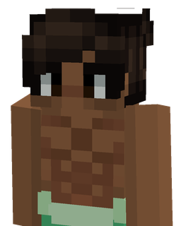 Black skin: bust render