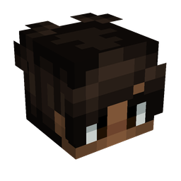 Black skin: head render