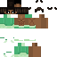 Black skin: raw texture render