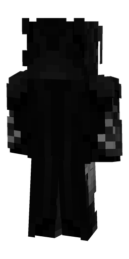 Black skin: body, back render