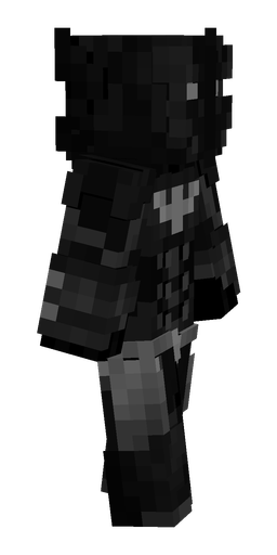 Black skin: body, right side render