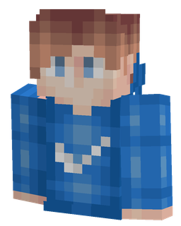 Blue skin: bust render