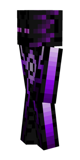 Black skin: body, left side render