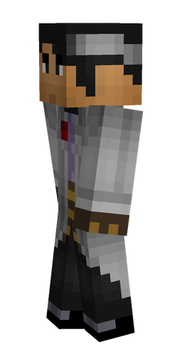 Black skin: body, left side render