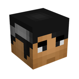 Black skin: head render
