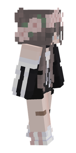 Black skin: body, right side render