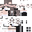 Black skin: raw texture render