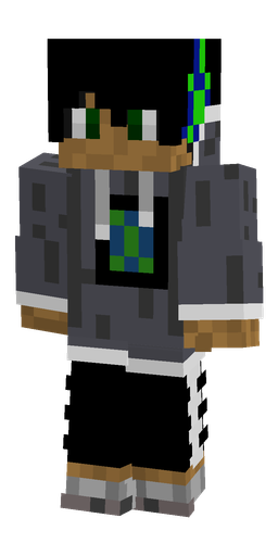 Black skin: body, front render