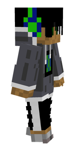 Black skin: body, right side render