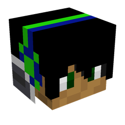 Black skin: head render