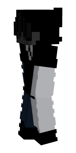 Black skin: body, left side render