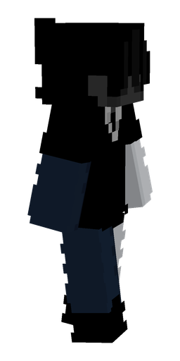 Black skin: body, right side render