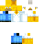 Blue skin: raw texture render