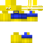 Blue skin: raw texture render