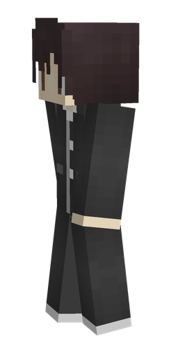 Black skin: body, left side render