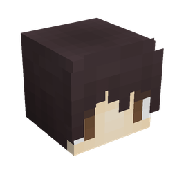 Black skin: head render