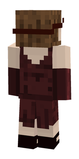 Brown skin: body, back render