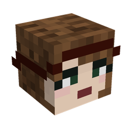Brown skin: head render